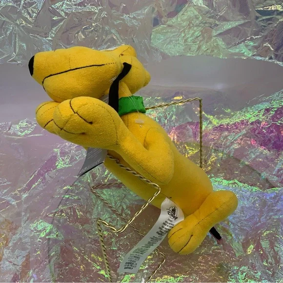 New Disney Parks Pluto Crafted Vintage 11 inch Retro toy Plush - Picture 2 of 3